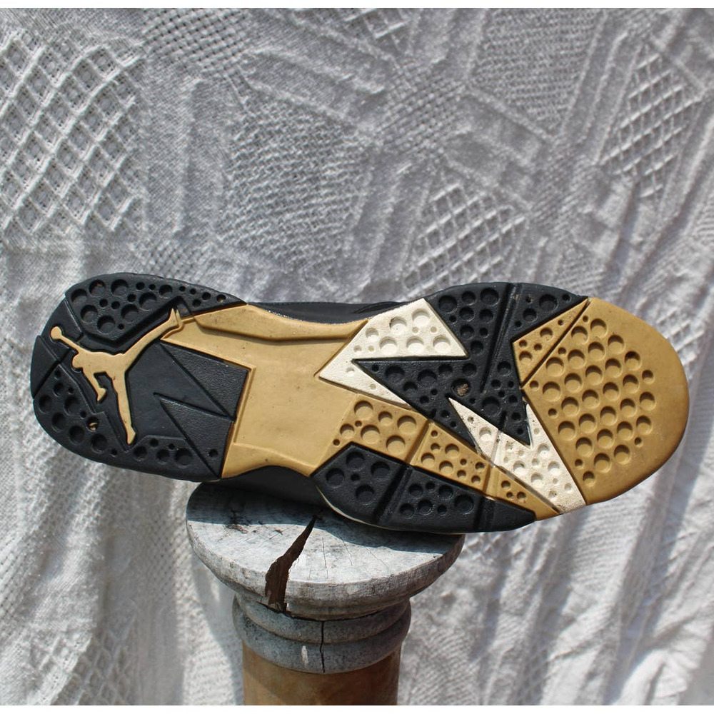 Size 10.5 - Jordan 7 Retro Golden Moments Pack 2012 Black Gold Rare - Picture 10 of 12